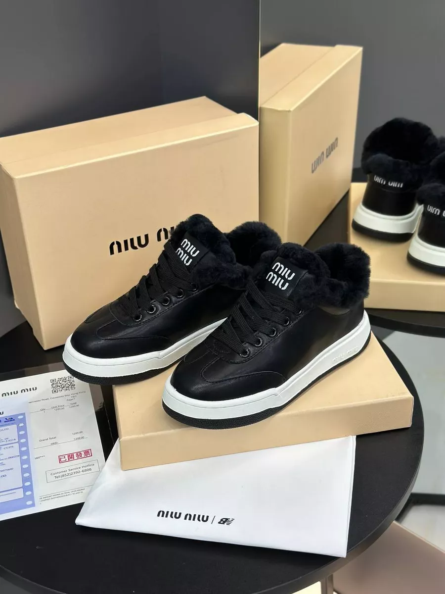 Кеды зимние MIU MIU...
