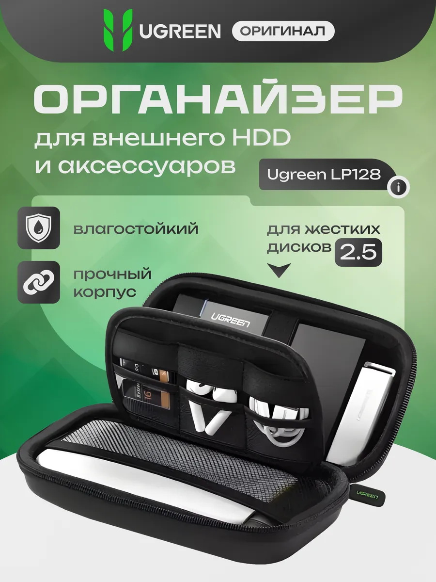 Органайзер для аксессуаров Ugreen LP128 50274 Ugreen 270532845 купить за 941 ₽ в интернет-магазине Wildberries