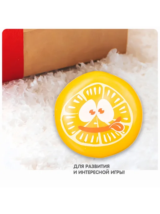 Bondibon Игрушка антистресс для рук Стрессбол апельсин, вариант, фото 6
