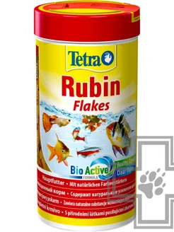 Корм для рыб Rubin Flakes 250мл хлопья для окраса