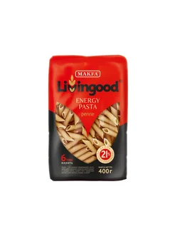 Макароны Livingood Energy Pasta Penne 400г