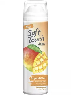 Soft Touch Гель для бритья Манго и Мандарин, 200 мл