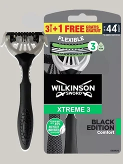 Xtreme 3 Black Edition Comfort Бритва (4шт.) WILKINSON SWORD 270668868 купить за 364 ₽ в интернет-магазине Wildberries