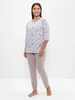 Пижама хлопок с брюками CLEO 270718341 купить за 2 879 ₽ в интернет‑магазине Wildberries