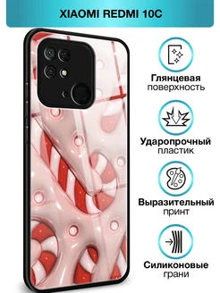 Новогодний чехол на Xiaomi Redmi 10C Xiaomi 270756049 купить за 373 ₽ в интернет-магазине Wildberries