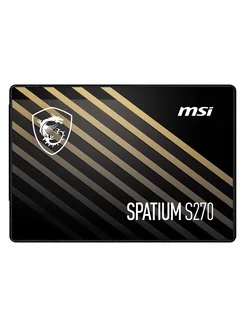 Внутренний SSD накопитель S270, 480GB, S78-440E350-P83 MSI 270777381 купить за 3 519 ₽ в интернет-магазине Wildberries