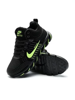 Кроссовки мужские зимние с мехом черные