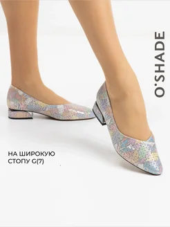 Туфли женские на низком каблуке O`SHADE 270858665 купить за 4 134 ₽ в интернет-магазине Wildberries