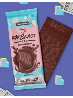 Шоколад Фистаблс Mr. Beast Bar Original Chocolate 60 г Feastables 270884179 купить за 321 ₽ в интернет-магазине Wildberries