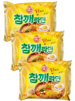 Лапша Sesame Ramen Оттоги со вкусом кунжута 115 г * 3 шт