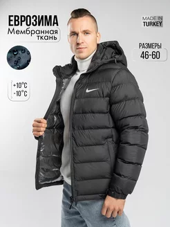 Куртка демисезонная еврозима с капюшоном Nike 270933663 купить за 4 844 ₽ в интернет-магазине Wildberries