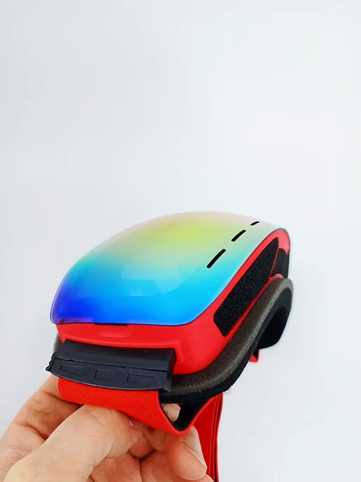 EnduroStore Горнолыжная маска в прочном кейсе, красный, фото 2