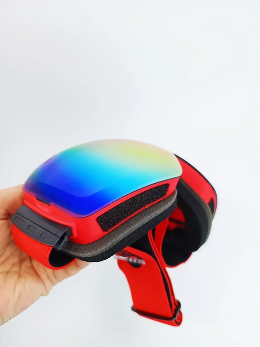EnduroStore Горнолыжная маска в прочном кейсе, красный, фото 3