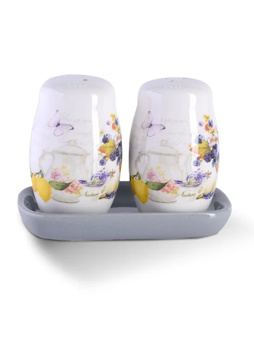 Набор для специй на подставке на стол керамика - фото 7