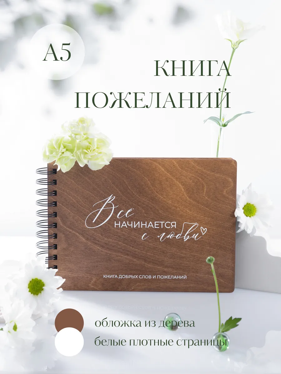 Книга для пожеланий свадебная