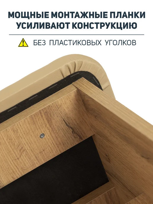 ALGUDS Табурет деревянный для кухни, коричневый, фото 3