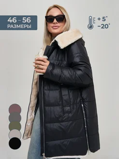 Зимний пуховик длинный с капюшоном Outer Chic 270964457 купить за 7 700 ₽ в интернет-магазине Wildberries