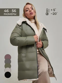 Зимний пуховик длинный с капюшоном Outer Chic 270964459 купить за 8 880 ₽ в интернет-магазине Wildberries