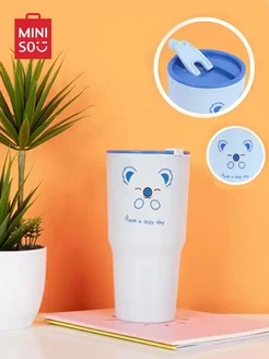 Стакан для воды с клапаном miniso 271176229 купить за 328 ₽ в интернет-магазине Wildberries