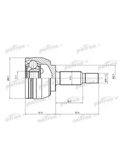 ШРУС наружный комплект 25x53x33 Renault Scenic Megane