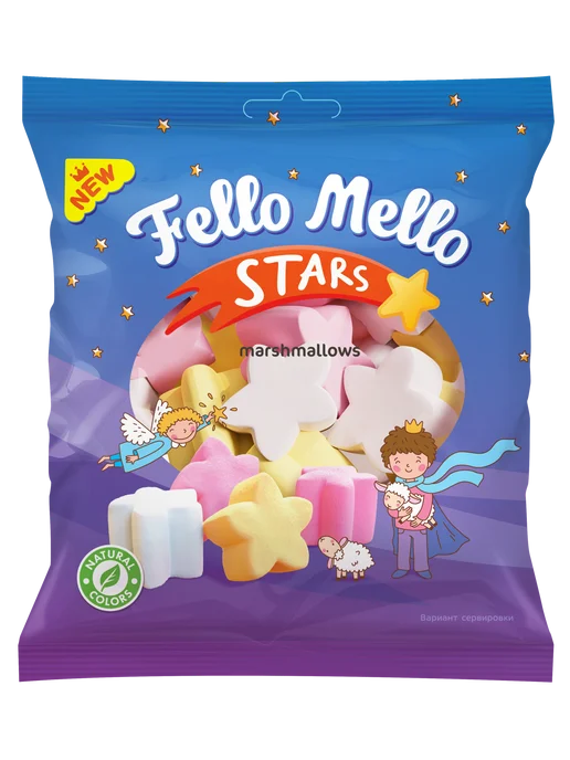 Altey Маршмеллоу Fello Mello Stars 85г, 85 г