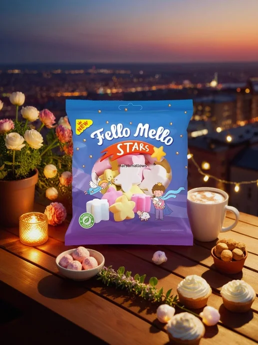 Altey Маршмеллоу Fello Mello Stars 85г, 85 г, фото 7
