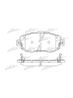 Колодки тормозные дисковые передн LEXUS GS 05- GS 93-97 GS 9