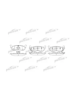 Колодки тормозные дисковые задн CHRYSLER Pacifica 04-07