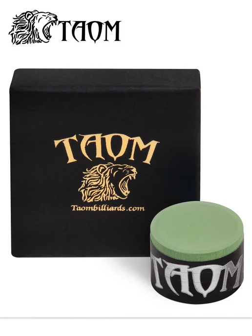 Taom Billiards Мел для бильярда Taom V10 Chalk Green 1 шт.в инд. упаковке, 1 шт, фото 2