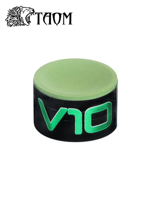 Taom Billiards Мел для бильярда Taom V10 Chalk Green 1 шт.в инд. упаковке, 1 шт, фото 3