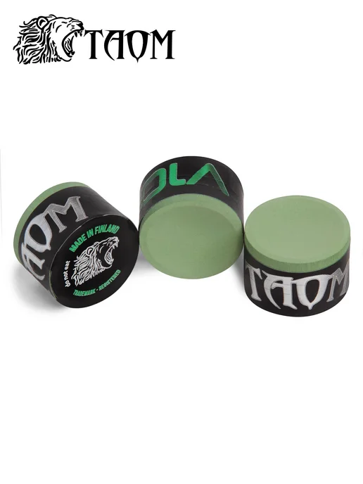 Taom Billiards Мел для бильярда Taom V10 Chalk Green 1 шт.в инд. упаковке, 1 шт, фото 5