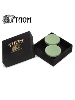 Мел для бильярда Taom V10 Chalk Green в коробке, 2 шт