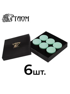 Мел для бильярда Taom Chalk Snooker 2.0 Green 6 шт