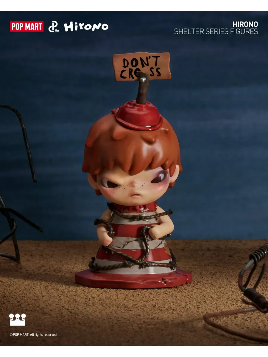 POP MART x HIRONO SHELTER Series Traffic Cone Mini Figure
