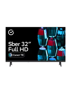 Телевизор LED SDX-32F2139 32" FHD Smart, frameless, черный Sber 271364076 купить за 11 330 ₽ в интернет-магазине Wildberries