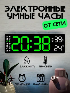 Часы настенные электронные декор для дома Clock Decor 271414138 купить за 847 ₽ в интернет-магазине Wildberries