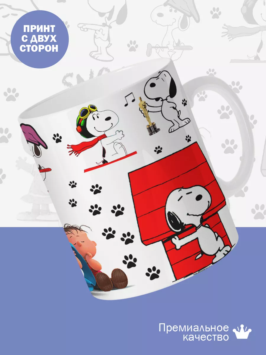Керамическая кружка Snoopy — фото 2