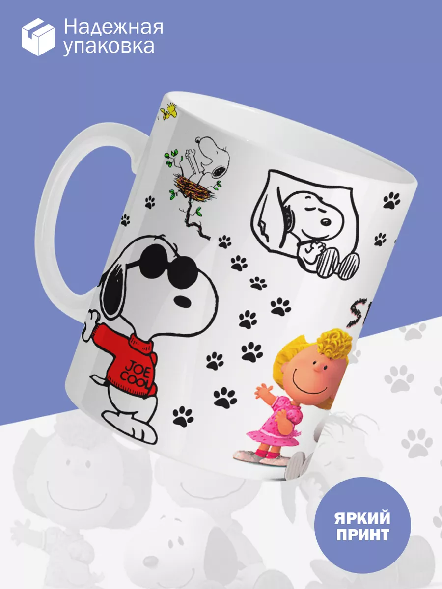 Керамическая кружка Snoopy — фото 3