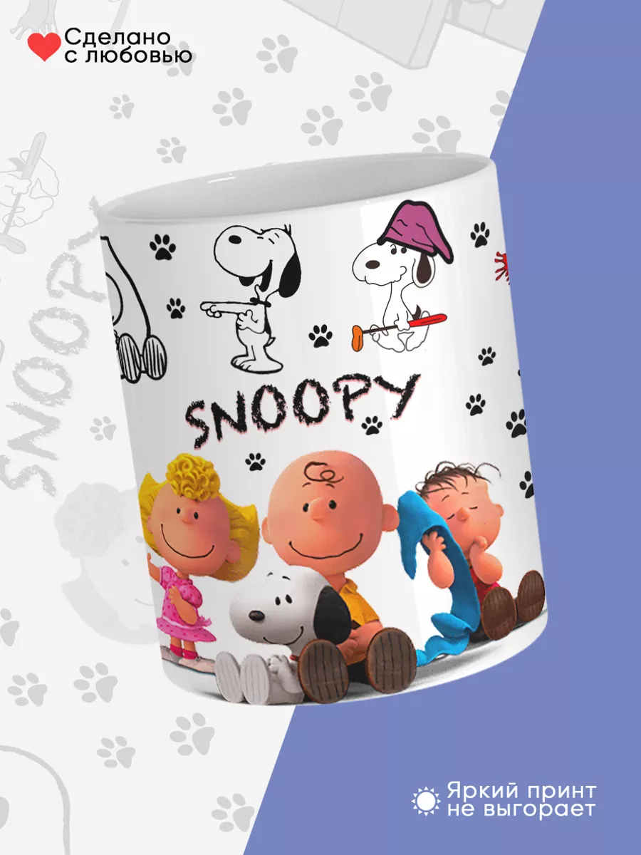 Керамическая кружка Snoopy — фото 4