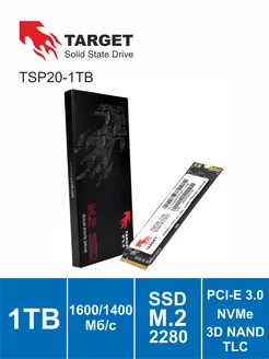 Накопитель SSD 1 ТБ TSP20-1TB M.2 NVMe PCI-E 3.0 Target 271429488 купить за 5 826 ₽ в интернет-магазине Wildberries