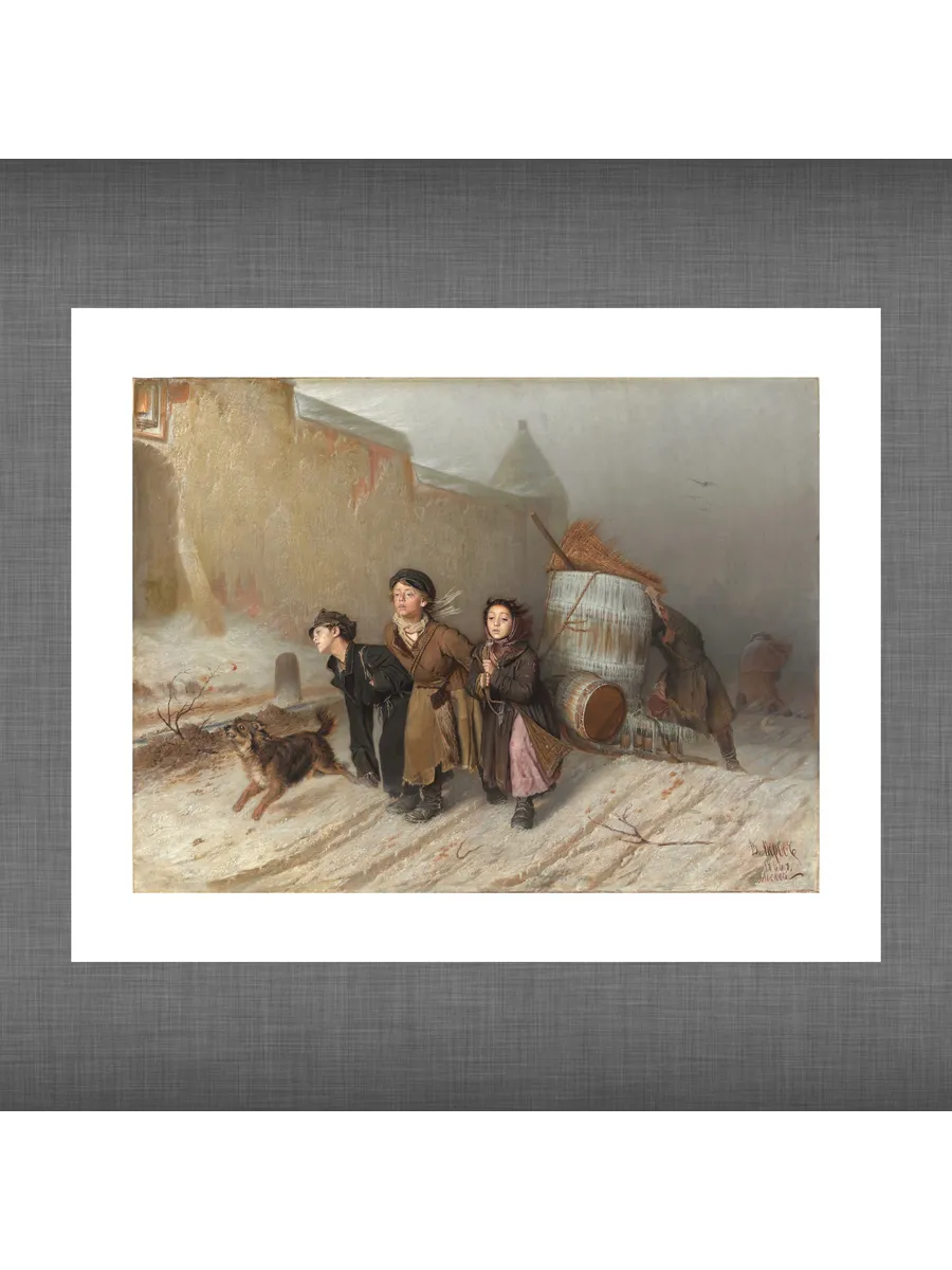 "Тройка", Перов (натур.холст, 30х40)