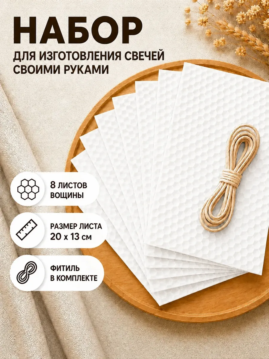 Вощина для изготовления свечей