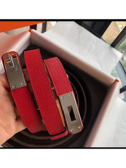 Ремень Гермес для джинс и платья кожаный тонкий Belt Shop 271491592 купить за 604 ₽ в интернет-магазине Wildberries