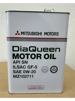 Масло моторное DiaQueen 0W20 4л 0в20 0w20