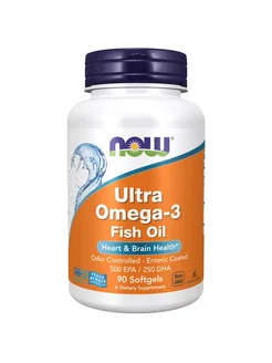 Ultra Omega-3 Рыбий жир, Омега 3, 90 капсул