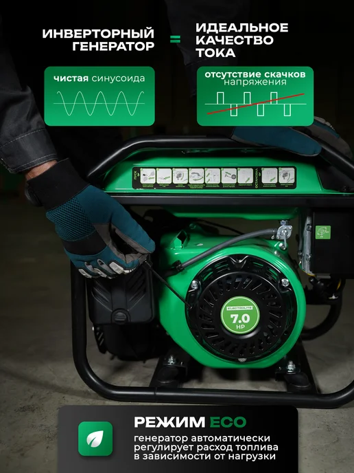 ELECTROLITE Генератор бензиновый инверторный EL 4500i, вариант, фото 2