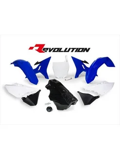 Комплект пластика YZ125-250 WR YZ-X250 синий белый