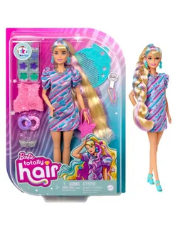 Кукла Барби Totally Hair Звездная красотка HCM88 Barbie 271699770 купить за 4 424 ₽ в интернет-магазине Wildberries