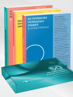 Книги инфографик от (комплект из трех книг)