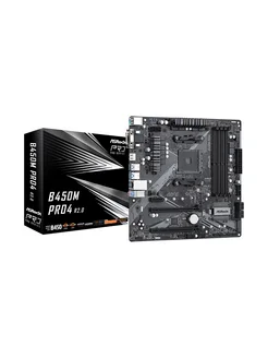 Материнская плата B450M PRO4 R2.0 ASRock 271754433 купить за 10 144 ₽ в интернет-магазине Wildberries